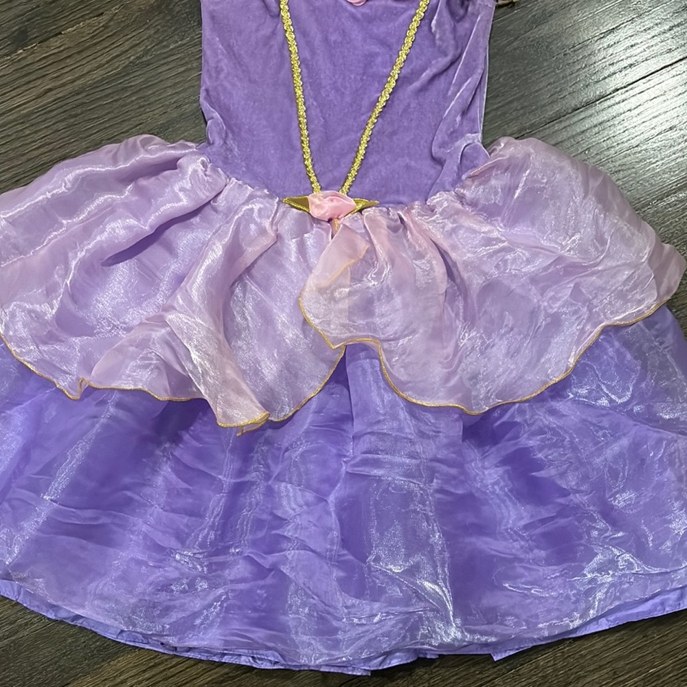 Purple Princess Kids Costume by Kid Kraft (size Large) - Picture 6 of 12